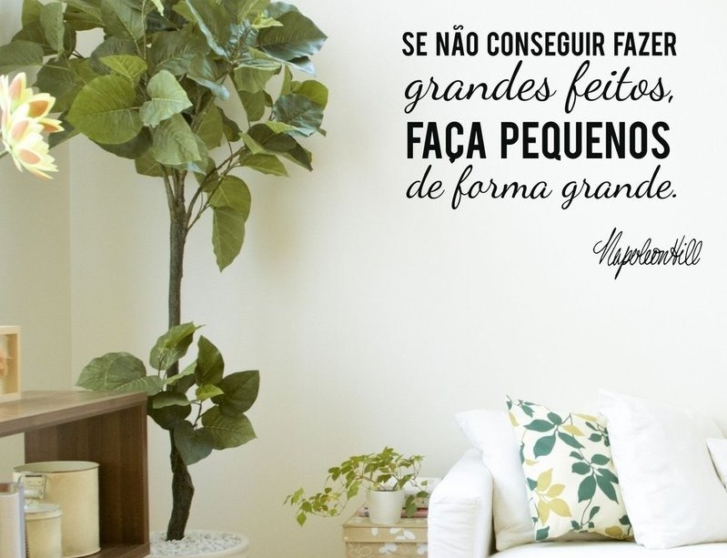 Positive vibes na decoração