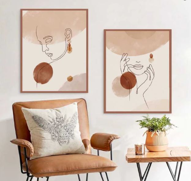 quadro borda terracota