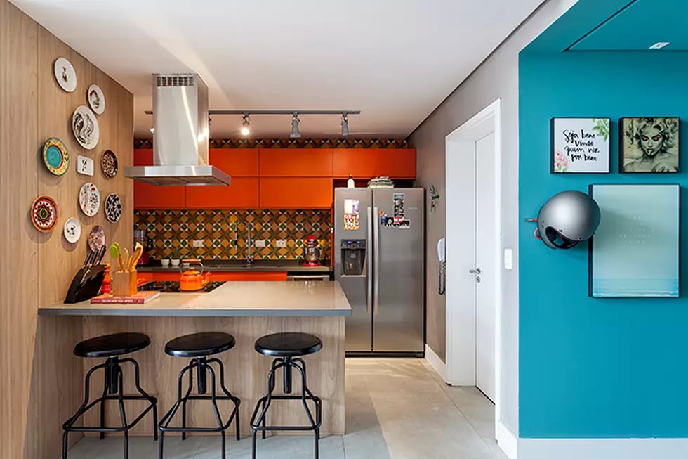 Cores para cozinha: dê mais vida ao ambiente